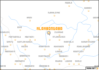 map of Mlambondaba