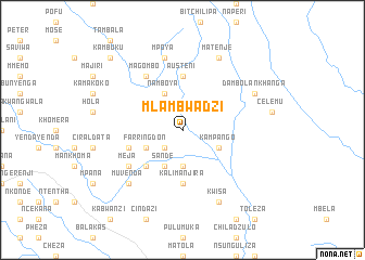 map of Mlambwadzi