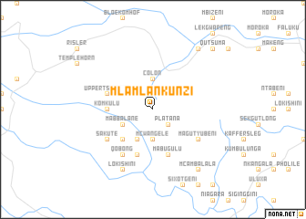 map of Mlamlankunzi