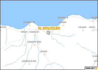 map of Mlandingan