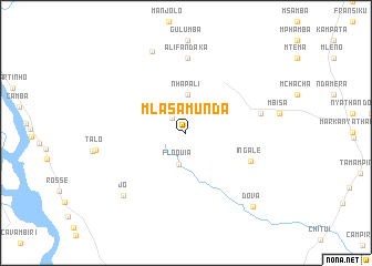 map of Mlasamunda