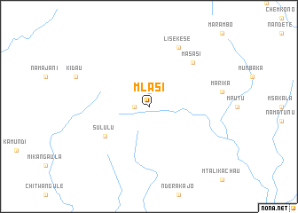 map of Mlasi