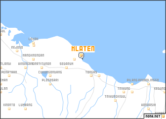 map of Mlaten