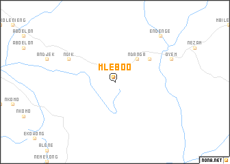 map of Mléboo