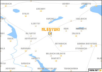 map of Mledyuki