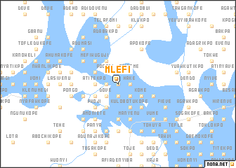 map of Mlefi