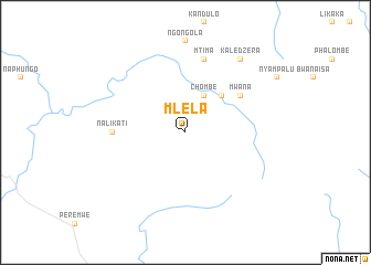 map of Mlela