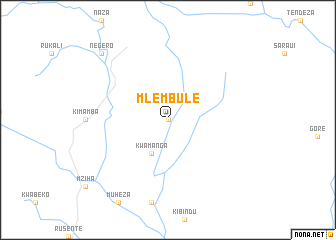 map of Mlembule