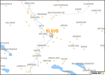 map of Mlevo