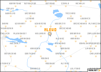 map of Mlewo