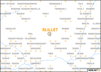 map of Mlillet
