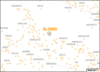 map of Mlinari