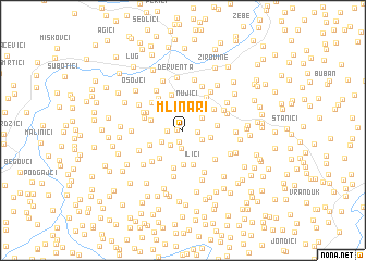 map of Mlinari