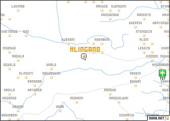map of Mlingano