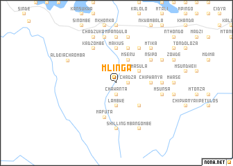 map of Mlinga