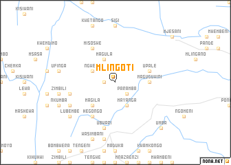 map of Mlingoti