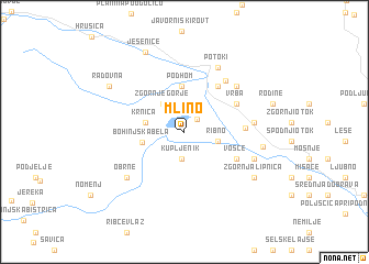 map of Mlino