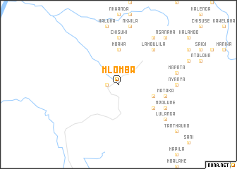 map of Mlomba