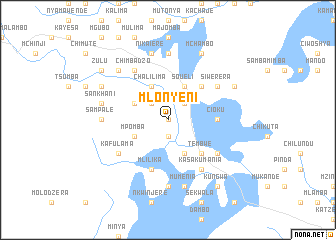 map of Mlonyeni