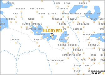 map of Mlonyeni