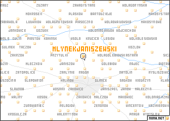 map of Młynek Janiszewski