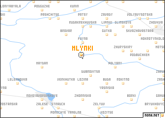 map of Mlynki