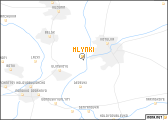 map of Mlynki