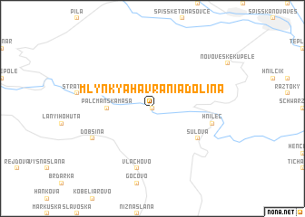 map of Mlynky a Havrania Dolina