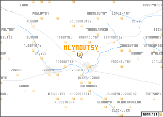map of Mlynovtsy