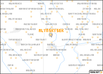 map of Mlynský Sek