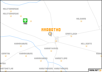 map of Mmabatho