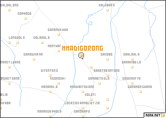 map of Mmadigorong