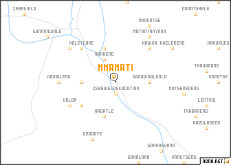 map of Mmamati