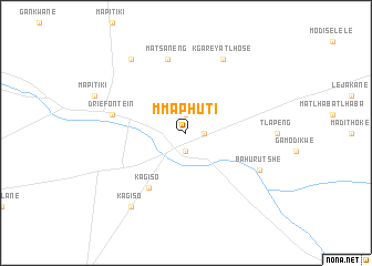 map of Mmaphuti