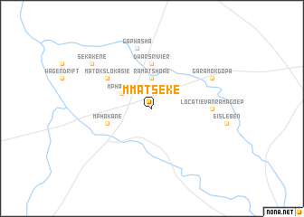 map of Mmatseke