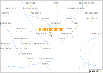 map of Mmotwaneng