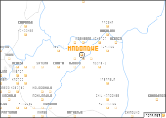 map of Mndondwe
