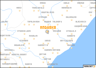 map of Mndwaka