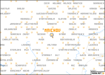 map of Mnichov