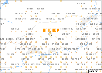 map of Mnichov