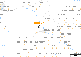 map of Mnichov