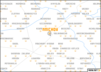 map of Mnichów