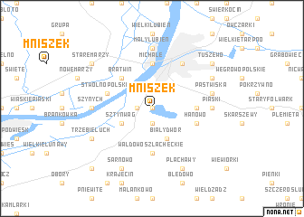 map of Mniszek