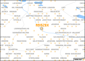 map of Mniszek