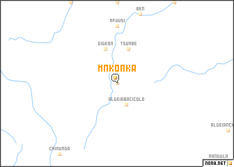 map of Mnkonka
