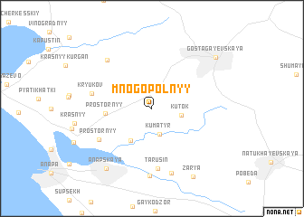 map of Mnogopol\