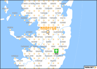 map of Mnonyge