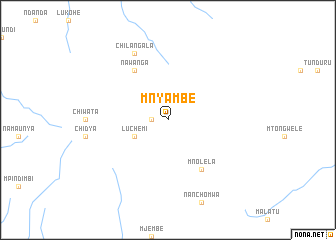 map of Mnyambe