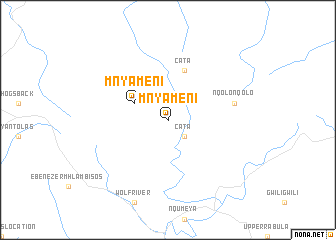 map of Mnyameni