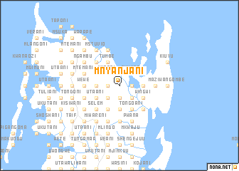 map of Mnyanjani